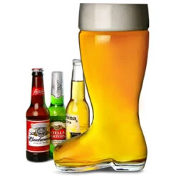 Giant Glass Beer Boot 5 Pint / 3ltr