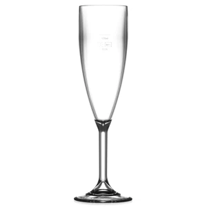 Elite Premium Polycarbonate Champagne Flutes 7oz LCE At 125ml 3 Elite Premium Polycarbonate Champagne Flutes 7oz LCE At 125ml