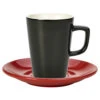 Royal Genware Black Latte Mug And Red Saucer 12oz / 340ml 2 Royal Genware Black Latte Mug And Red Saucer 12oz / 340ml -Best Cutlery Store 117213