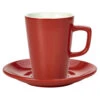 Royal Genware Red Latte Mug And Red Saucer 12oz / 340ml 2 Royal Genware Red Latte Mug And Red Saucer 12oz / 340ml -Best Cutlery Store 117248