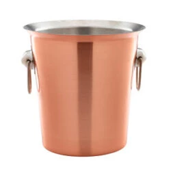 Copper Wine Bucket With Ring Handles