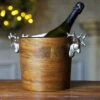 Huntsman Stag Head Wooden Wine Cooler -Best Cutlery Store 135017