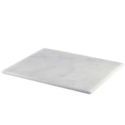 White Marble Platter 32 X 26cm