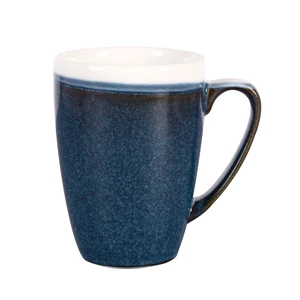 Churchill Monochrome Sapphire Blue Mugs 12oz / 340ml 3 Churchill Monochrome Sapphire Blue Mugs 12oz / 340ml