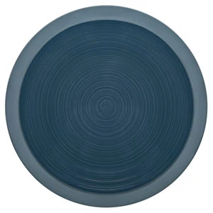 Bahia Round Dinner Plates Blue Stone 11.4" / 29cm 3 Bahia Round Dinner Plates Blue Stone 11.4" / 29cm