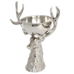Extra Small Punch Bowl With Stag Stand