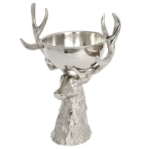 Extra Small Punch Bowl With Stag Stand 3 Extra Small Punch Bowl With Stag Stand