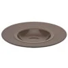 Bahia Round Gourmet Plates Brown Basalt 9" / 23cm