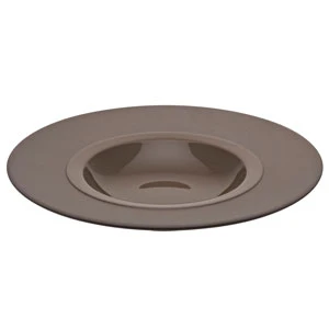 Bahia Round Gourmet Plates Brown Basalt 9" / 23cm 3 Bahia Round Gourmet Plates Brown Basalt 9" / 23cm