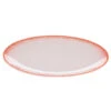 Ombré Flat Coupe Plates Coral 7.9" / 20cm 2 Ombré Flat Coupe Plates Coral 7.9" / 20cm -Best Cutlery Store 153161