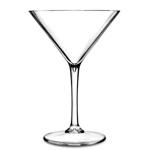 Premium Unbreakable Clear Martini Cocktail Glasses 8oz / 230ml 3 Premium Unbreakable Clear Martini Cocktail Glasses 8oz / 230ml