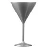 Elite Premium Polycarbonate Martini Glasses Silver 7oz / 200ml -Best Cutlery Store 156145
