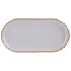 Seasons Stone Narrow Oval Plate 12inch / 30cm 1 Seasons Stone Narrow Oval Plate 12inch / 30cm -Best Cutlery Store 158099