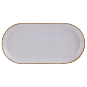 Seasons Stone Narrow Oval Plate 12inch / 30cm 3 Seasons Stone Narrow Oval Plate 12inch / 30cm
