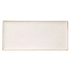 Seasons Oatmeal Rectangular Platter 13.75inch / 35cm