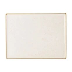 Seasons Oatmeal Rectangular Platter 35 X 25cm