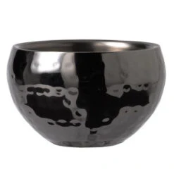 Hammered Black Nickel Sophiya Bowl