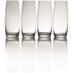 Mikasa Julie Stemless Flute Glasses 9oz / 266ml