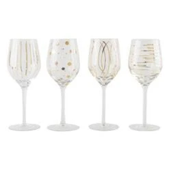 Mikasa Cheers Metallic Gold Wine Glasses 14oz / 400ml