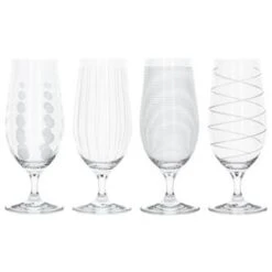 Mikasa Cheers Stemmed Pilsner Glasses 16oz / 460ml
