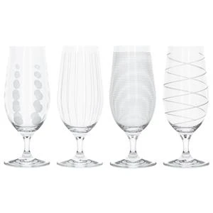 Mikasa Cheers Stemmed Pilsner Glasses 16oz / 460ml 3 Mikasa Cheers Stemmed Pilsner Glasses 16oz / 460ml