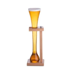 Glass Half Yard Of Ale With Stand 700ml