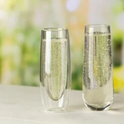 Utopia Double Walled Stemless Champagne Glasses 6oz / 160ml