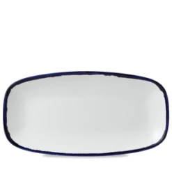 Harvest Ink Chefs Oblong Plate 13.875 X 7.375inch