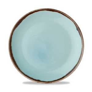 Harvest Turquoise Coupe Plate 10.25inch 3 Harvest Turquoise Coupe Plate 10.25inch