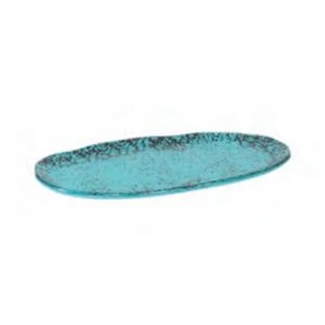 Oval Turquoise Tray 40 X 20 X 1.5cm 3 Oval Turquoise Tray 40 X 20 X 1.5cm