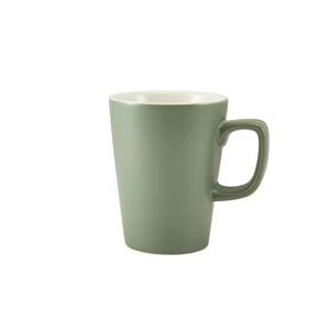 GenWare Porcelain Matt Sage Latte Mug 340ml / 12oz 3 GenWare Porcelain Matt Sage Latte Mug 340ml / 12oz