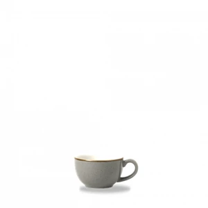 Stonecast Peppercorn Grey Cappuccino Cup 6oz 3 Stonecast Peppercorn Grey Cappuccino Cup 6oz