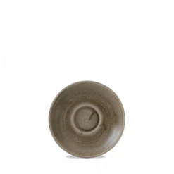 Stonecast Patina Antique Taupe Espresso Saucer 4.5inch