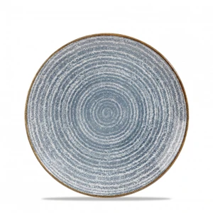 Studio Prints Slate Blue Evolve Coupe Plate 8.67inch 3 Studio Prints Slate Blue Evolve Coupe Plate 8.67inch