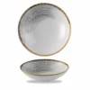 Homespun Accents Jasper Grey Coupe Bowl 7.25inch 2 Homespun Accents Jasper Grey Coupe Bowl 7.25inch -Best Cutlery Store 191647