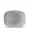 Raku Jasper Grey Chefs Oblong Plate 10.3 X 8inch 1 Raku Jasper Grey Chefs Oblong Plate 10.3 X 8inch -Best Cutlery Store 191801