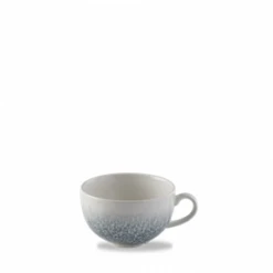 Raku Topaz Blue Cappuccino Cup 12oz