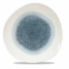 Raku Topaz Blue Round Trace Plate 11.25inch 2 Raku Topaz Blue Round Trace Plate 11.25inch -Best Cutlery Store 191857