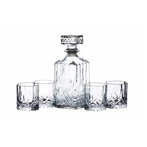 BarCraft Cut Glass Decanter Set 3 BarCraft Cut Glass Decanter Set