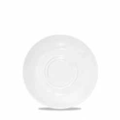 White Cafe Saucer Large 6.5inch