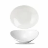 White Orbit Oval Bowl 8inch