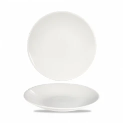 White Profile Deep Coupe Plate 8.875inch