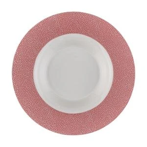 Purity Pearls Pink Rimmed Bowl 9.5inch / 24cm 3 Purity Pearls Pink Rimmed Bowl 9.5inch / 24cm