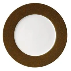 Purity Pearls Gold Rimmed Plate 12.75inch / 32cm