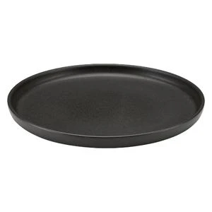 Elements Black Flat Round Plate 8.5inch / 22cm 3 Elements Black Flat Round Plate 8.5inch / 22cm