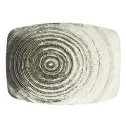 Swirl Rectangular Plate 12.5inch / 32cm