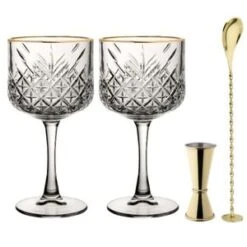 Utopia Timeless Vintage Gold Gin Set