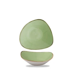 Stonecast Sage Green Triangle Bowl 7.25inch / 18.5cm