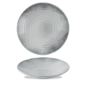 Harvest Flux Grey Organic Coupe Bowl 8.125inch / 21cm 3 Harvest Flux Grey Organic Coupe Bowl 8.125inch / 21cm