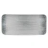 Harvest Flux Grey Organic Recangular Platter 13.625inch X 6.25inch / 34.6cm X 15.6cm -Best Cutlery Store 204256